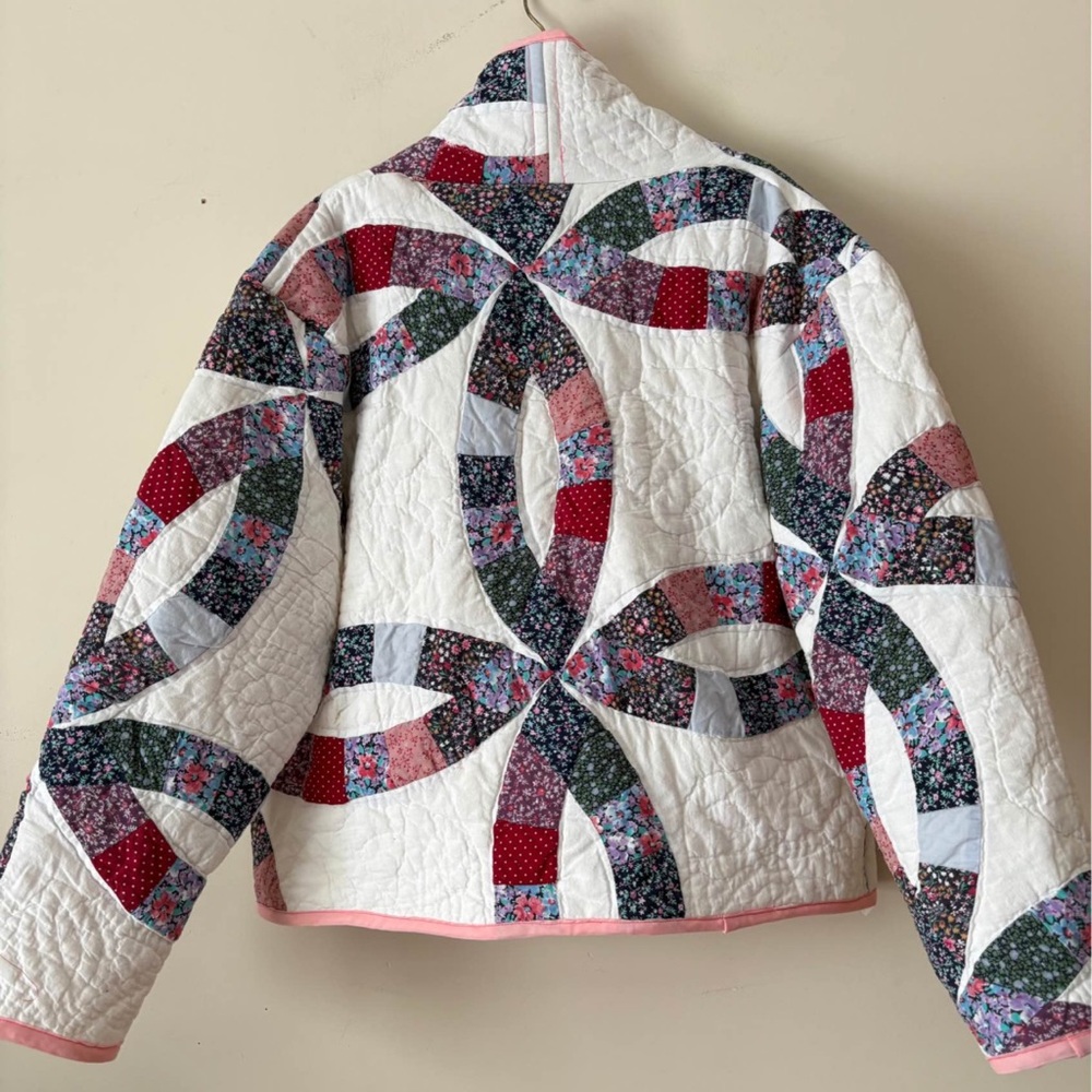 Colorful Patchwork Quilted Jacket - image 2